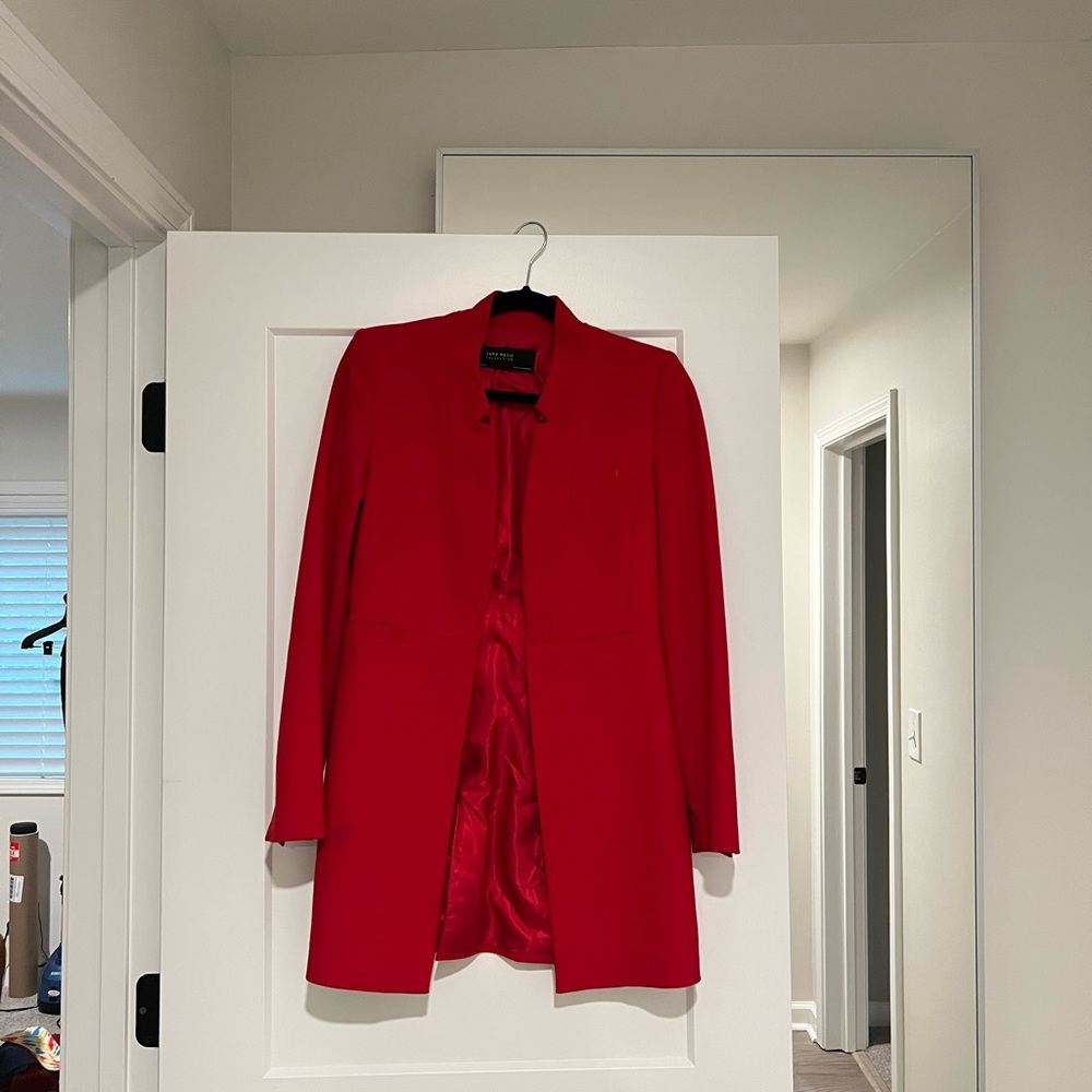 Zara Red Blazer